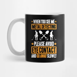 Detectorist Metal Detecting Metal Detector Mug